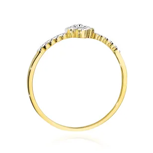 Gold Diamant Ring EY-45 0.10ct | ergold