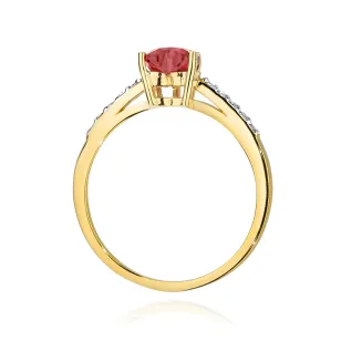 Gold Diamant Ring EY-45 0.10ct | ergold