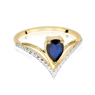 Gold Diamant Ring EY-45 0.10ct | ergold