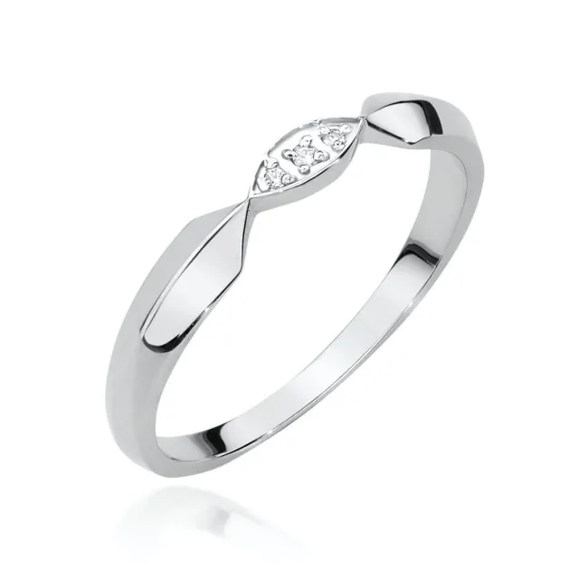 Gold Diamant Ring EY-45 0.10ct | ergold
