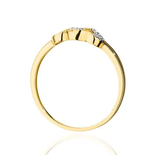 Gold Diamant Ring EY-45 0.10ct | ergold