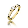 Złoty pierścionek z diamentem EY-381 0,18ct