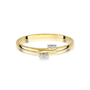 Gold Diamant Ring EY-45 0.10ct | ergold