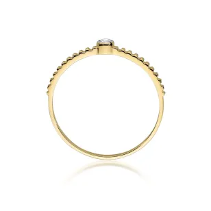 Gold Diamant Ring EY-45 0.10ct | ergold