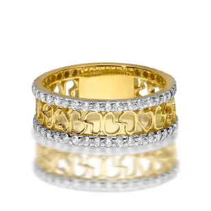 Gold Diamant Ring EY-45 0.10ct | ergold