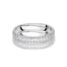 Złoty Pierścionek 585 Białe Złoto Kamienie Diamenty 0,23ct