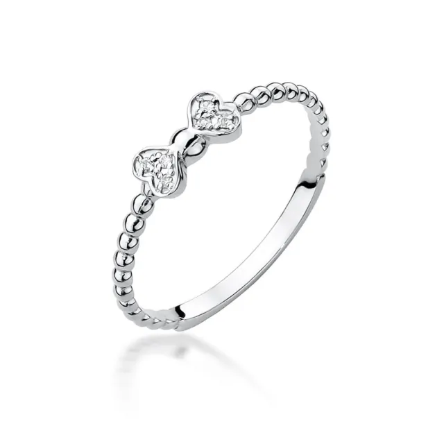 Gold Diamant Ring EY-45 0.10ct | ergold