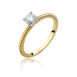 Gold Diamant Ring EY-45 0.10ct | ergold