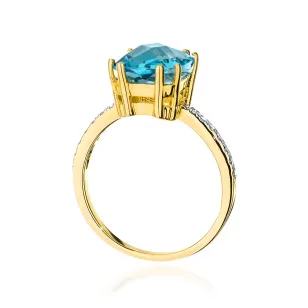 Gold Diamant Ring EY-45 0.10ct | ergold