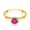 Gold Diamant Ring EY-45 0.10ct | ergold