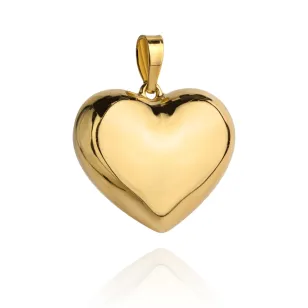 ⭐ Zawieszka złota serce duże ♥ Ergold