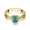 Gold Diamant Ring EY-45 0.10ct | ergold