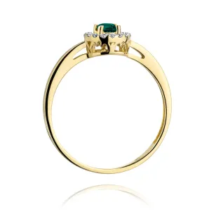 Gold Diamant Ring EY-45 0.10ct | ergold