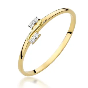 Gold Diamant Ring EY-45 0.10ct | ergold