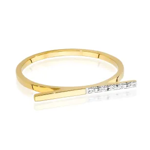 Złoty Pierścionek 585 Diamenty 0,025ct
