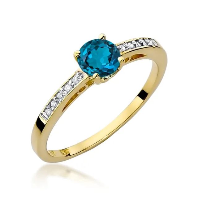 Gold Diamant Ring EY-45 0.10ct | ergold