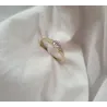 Gold Ring Zirconie Nur ein Smaragd | ergold