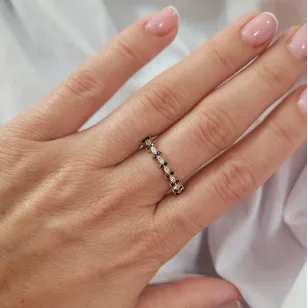 Goldring WHITE & BLACK STONES ER.0005bc | ergold