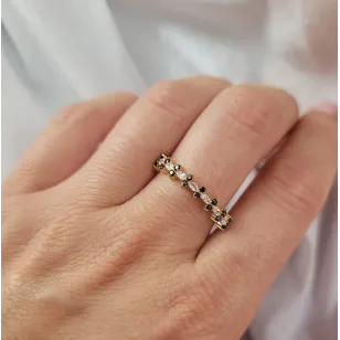 Goldring WHITE & BLACK STONES ER.0005bc | ergold