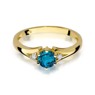 Gold Diamant Ring EY-45 0.10ct | ergold
