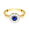 Gold Diamant Ring EY-45 0.10ct | ergold