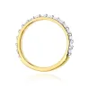 Pierścionek obrączka z diamentami 0,34ct