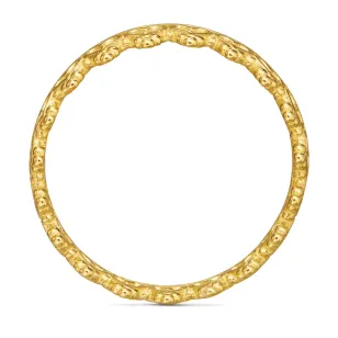 Goldener Königsring ohne Steine P1.771b | ergold