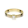 Złoty pierścionek z diamentem EY-367 0,15ct