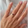 Goldener Ring schwarzer Stein Versuch 585 P1.114cP | ergold
