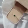 Gold Ring Zirconie Nur ein Smaragd | ergold