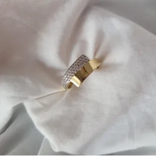 Gold Ring Asymmetrisch Schönes Muster P3.1533 | ergold
