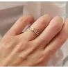 Gold Ring Stones INTERWOVEN PATTERN prba 585 P3.1541P | ergold