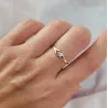 Gold Tear Ring P3.1655| ergold