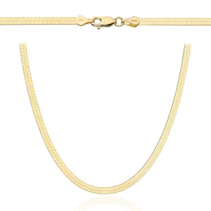 ⭐ Łańcuch złoty taśma 40cm ♥ Ergold