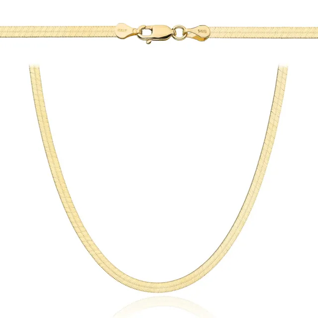 ⭐ Łańcuch złoty taśma 40cm ♥ Ergold