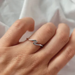 ELEGANTER GOLDRING MIT STRASS P2.1036 | ergold