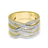 Złoty Pierścionek 585 z diamentem brylant 0,27ct