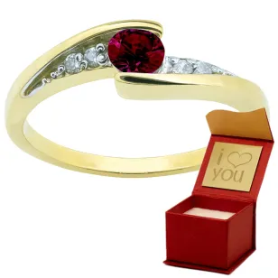 Asymmetrischer Goldring P3.1534 | ergold