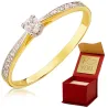 GOLDENER RING mit Strasssteinen P1.607 | ergold