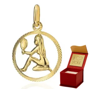 ⭐ Anhänger Sternzeichen JUNGFRAU ♥ Ergold