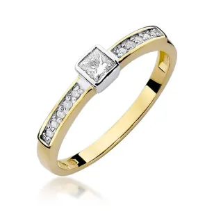 Złoty pierścionek z diamentem EY-327 0,24ct