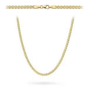 ⭐ Łańcuszek złoty pr. 585 - splot Mona Lisa 45 cm - 3mm ♥ Ergold