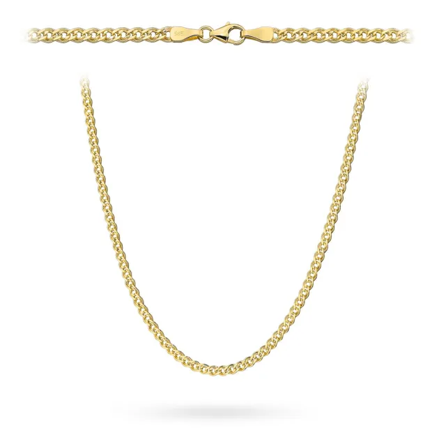 ⭐ Łańcuszek złoty pr. 585 - splot Mona Lisa 45 cm - 3mm ♥ Ergold