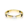 Złoty pierścionek z diamentem EY-223 0,08ct