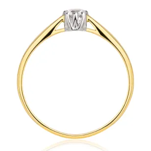 Goldring mit Strasssteinen SQUARE P2.1296 | ergold