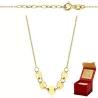 ⭐ Halskette mit fünf vollen Goldkreisen ♥ Ergold