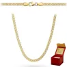 ⭐ Łańcuch złoty bismarck 50cm - 4mm ♥ Ergold