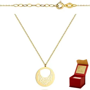 ⭐ Halskette Rad Blumenmuster ♥ Ergold