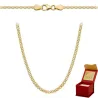 ⭐ Łańcuch złoty bismarck 45cm - 3mm ♥ Ergold