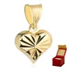 ⭐ Zawieszka złote serce diamentowane jednostronnie ♥ Ergold